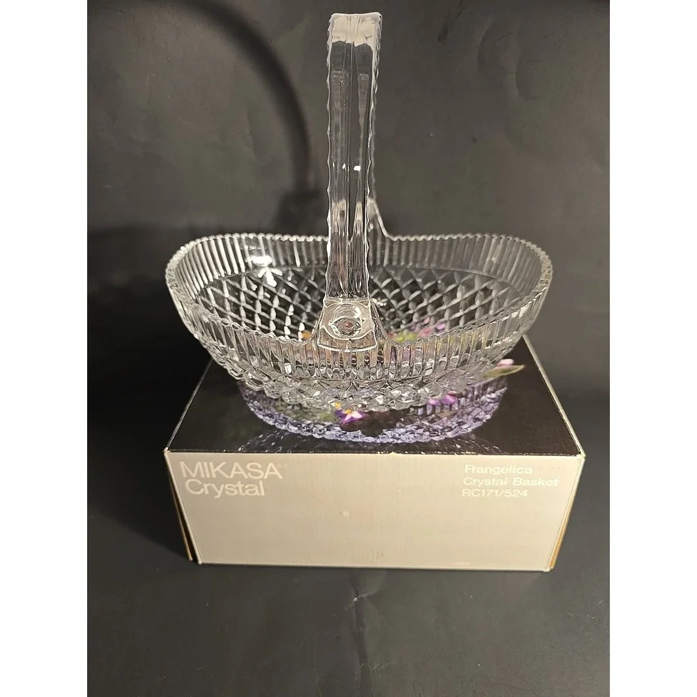 Mikasa Crystal Basket RC171/524 Frangelica Basket Stunning‎